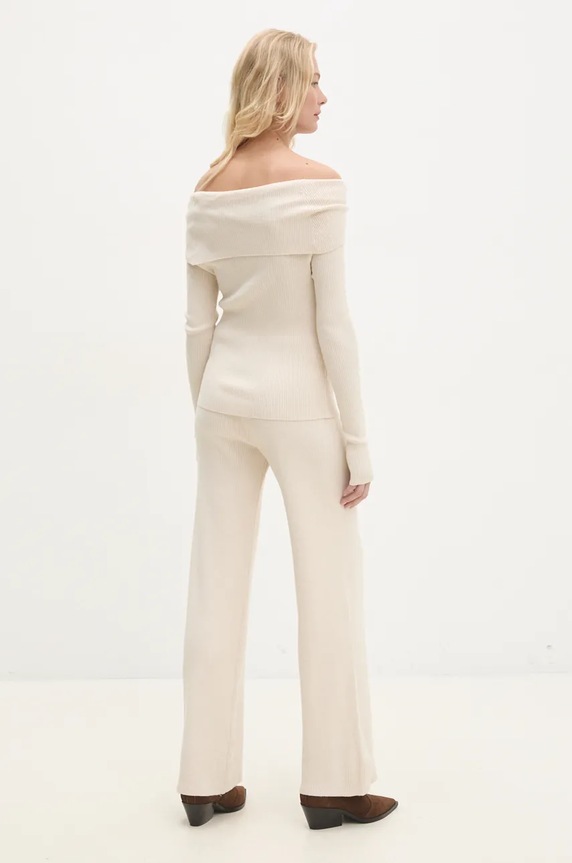Answear Lab comeleto maglione e pantaloni ms3160.ilk beige WZ24