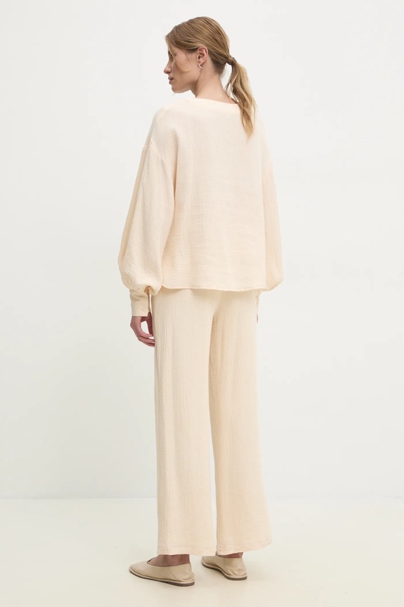 Bombažen komplet Answear.LAB 8873AB.FKK bež WW25