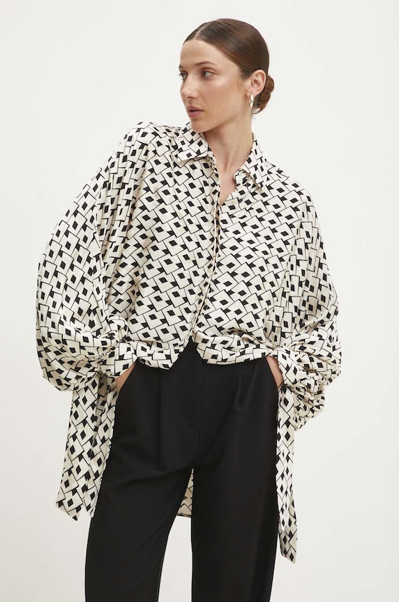 Answear Lab koszula beżowy 33934.th