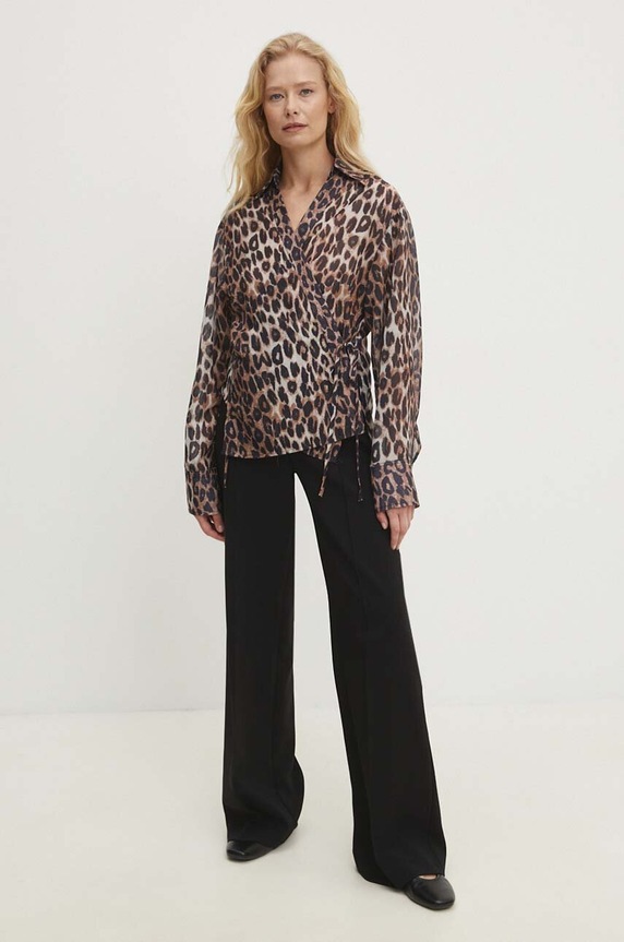 Answear.LAB camicia 41131.fh marrone WZ24