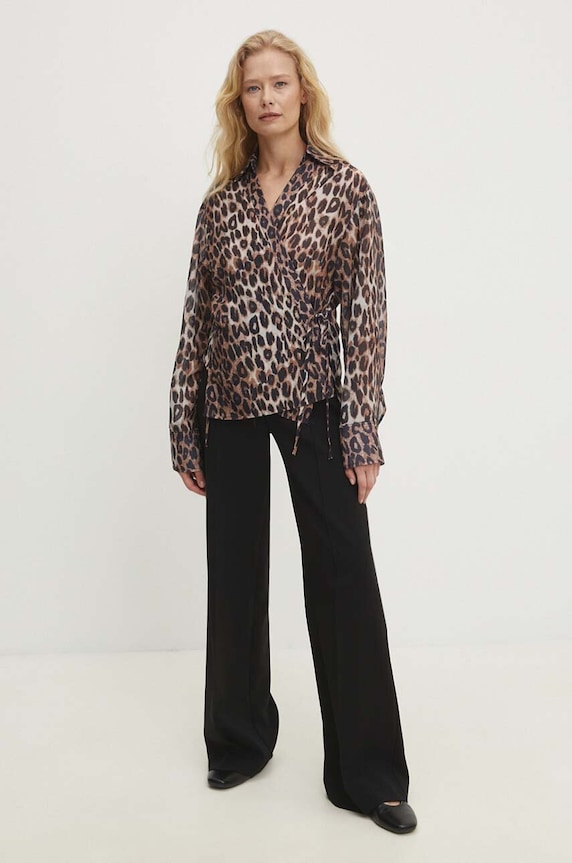 Answear.LAB camicia 41131.fh marrone WZ24