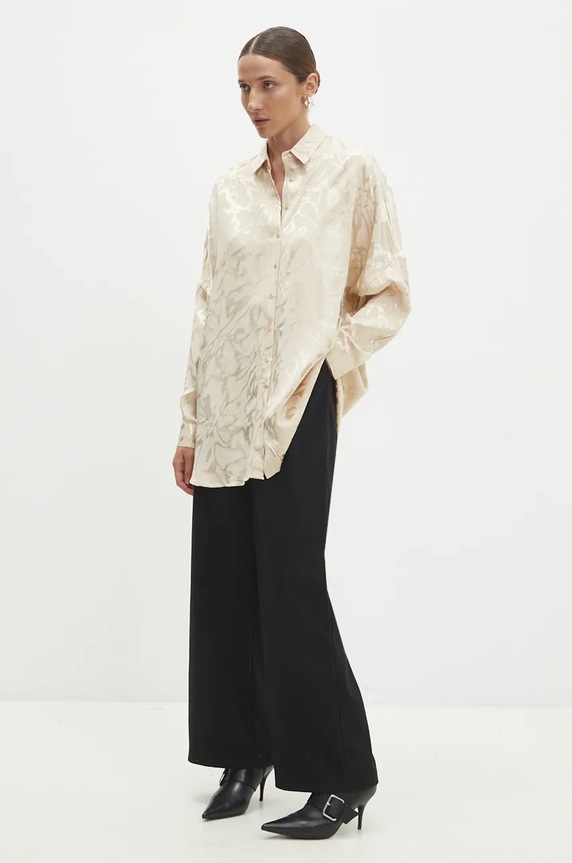 Answear.LAB koszula 33611.tos beżowy WZ24