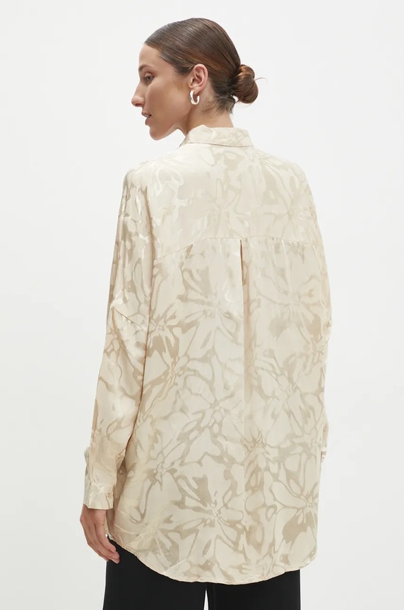 Odzież Answear.LAB koszula 33611.tos beżowy