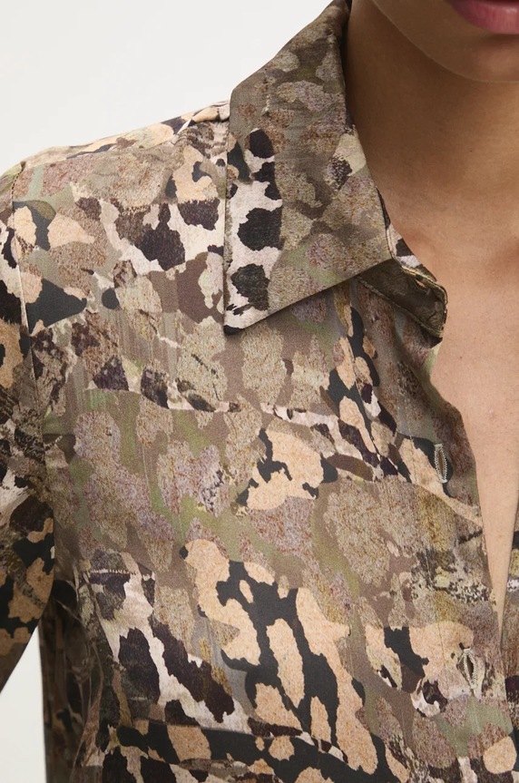 Answear Lab koszula 32397ca.ilk zielony