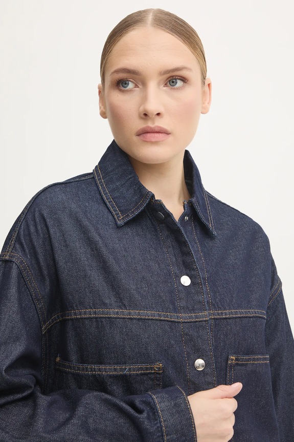 Answear.LAB koszula jeansowa granatowy 6223.tos
