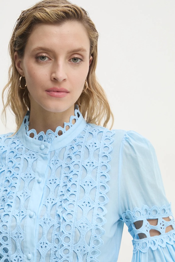 Answear Lab camicia in cotone blu 81013.FKK