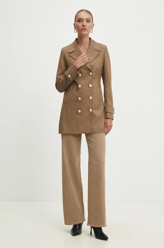 Answear.LAB kabát 1845.fos bézs WZ24