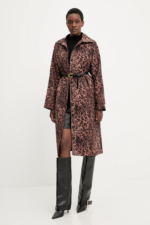 Παλτό Answear.LAB sng.20.tos καφέ WZ24