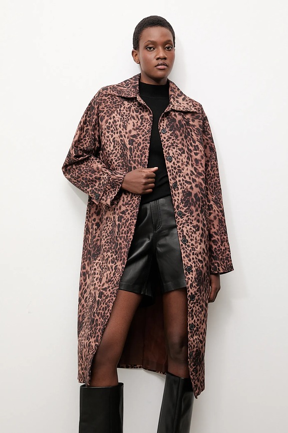 Παλτό Answear.LAB sng.20.tos καφέ