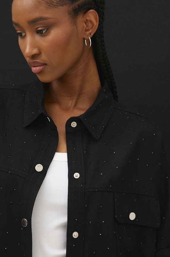 Answear.LAB farmering fekete A3108.HWK