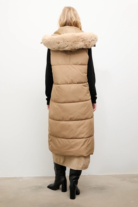 Odzież Answear.LAB bezrękawnik LJK.JEWELSGIL2.ums beżowy