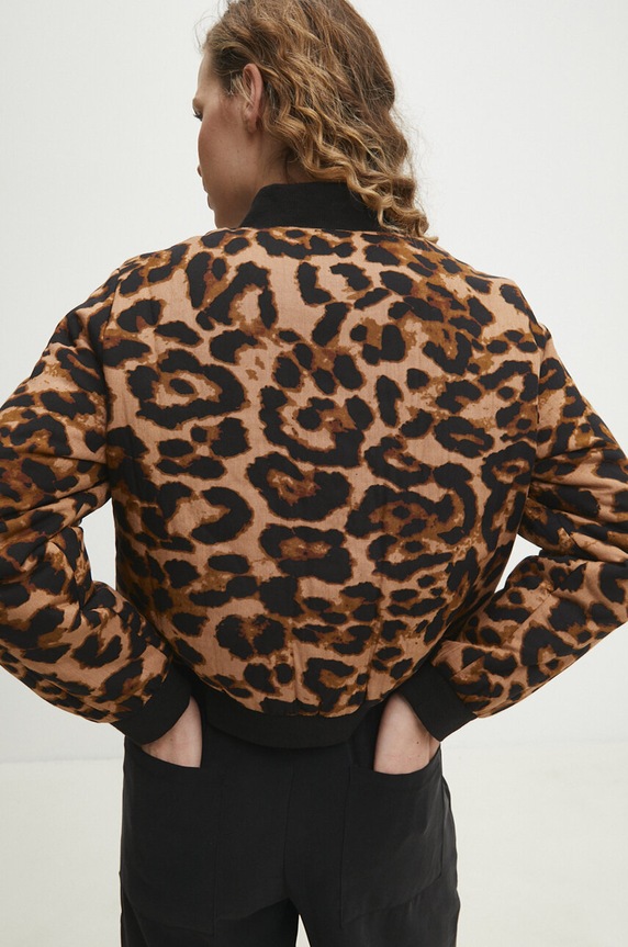 Odzież Answear Lab kurtka bomber 6277.fh brązowy
