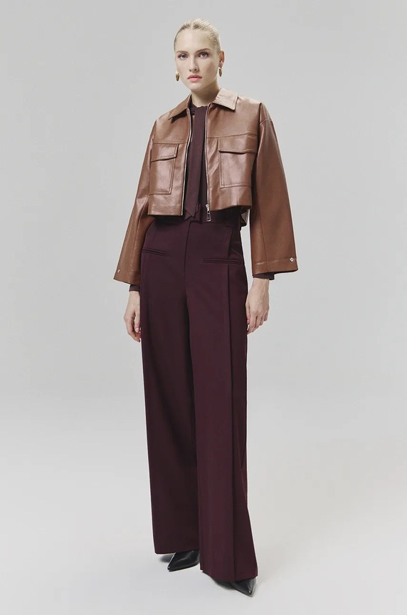 Μπουφάν Answear.LAB 1544.tlk καφέ WZ24