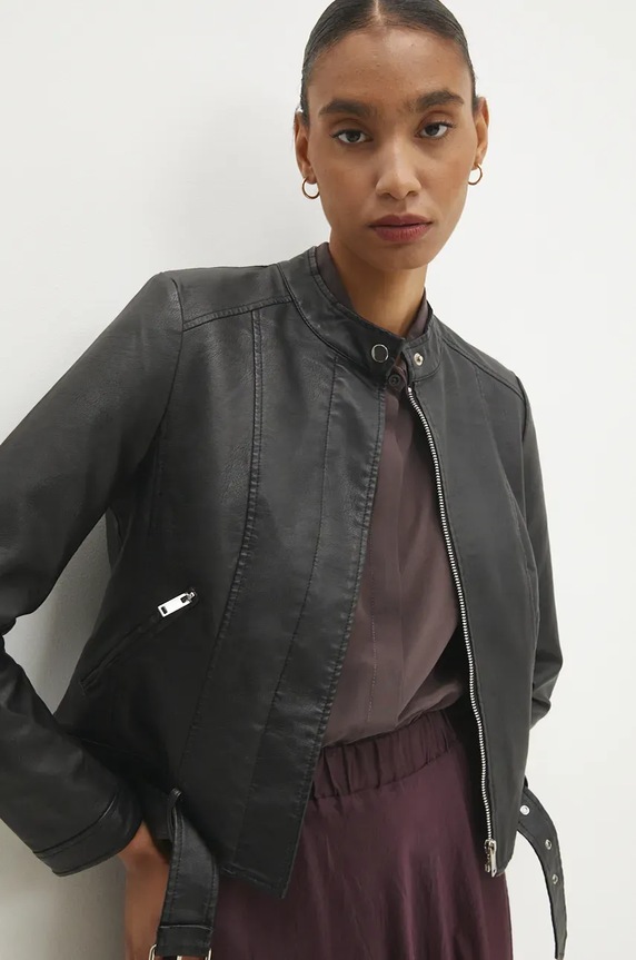 Answear Lab ramoneska czarny ax870.IKK