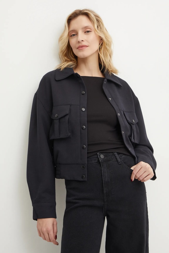 Jakna Answear.LAB bez tople podstave mornarsko plava b9638.ios