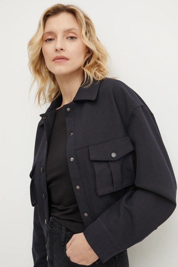 Jakna Answear.LAB mornarsko plava b9638.ios