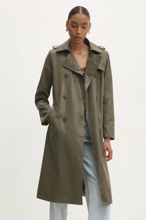 Шлифер Answear.LAB шлифер зелен pk2625c.ilk