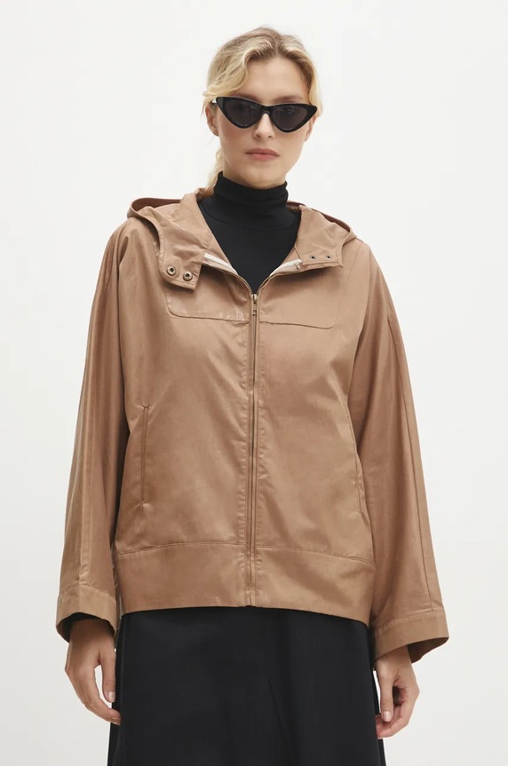 Answear.LAB kurtka pozostałe beżowy pk2780.ilk