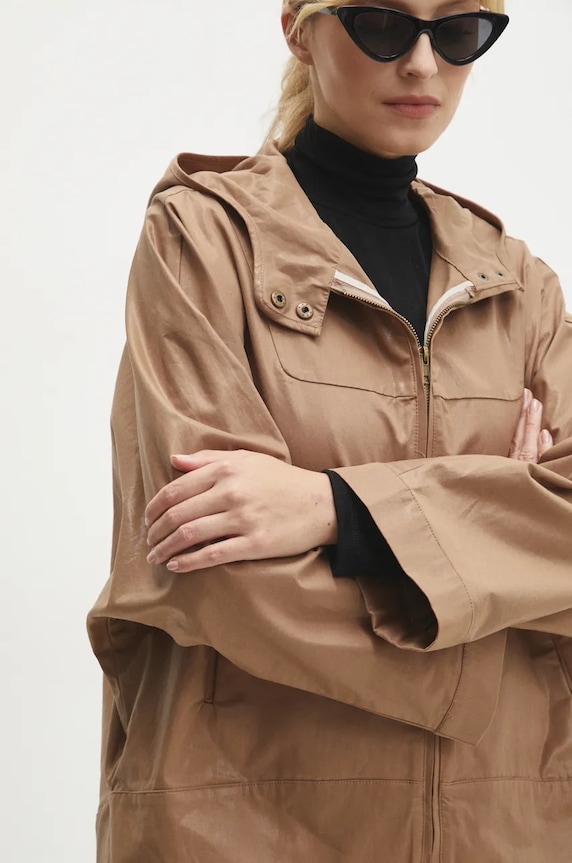 Answear.LAB kurtka beżowy pk2780.ilk