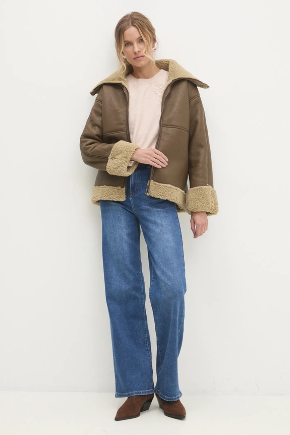 Куртка Answear.LAB LC240201.HLK зелений WZ24