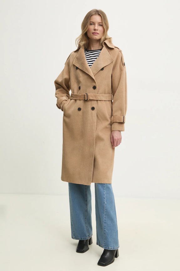 Kaput Answear.LAB za prijelazno razdoblje smeđa G2303.HWK