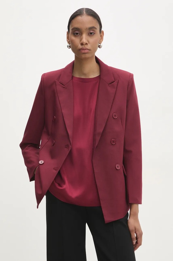 Answear.LAB giacca tessuto rosso b9613.ios