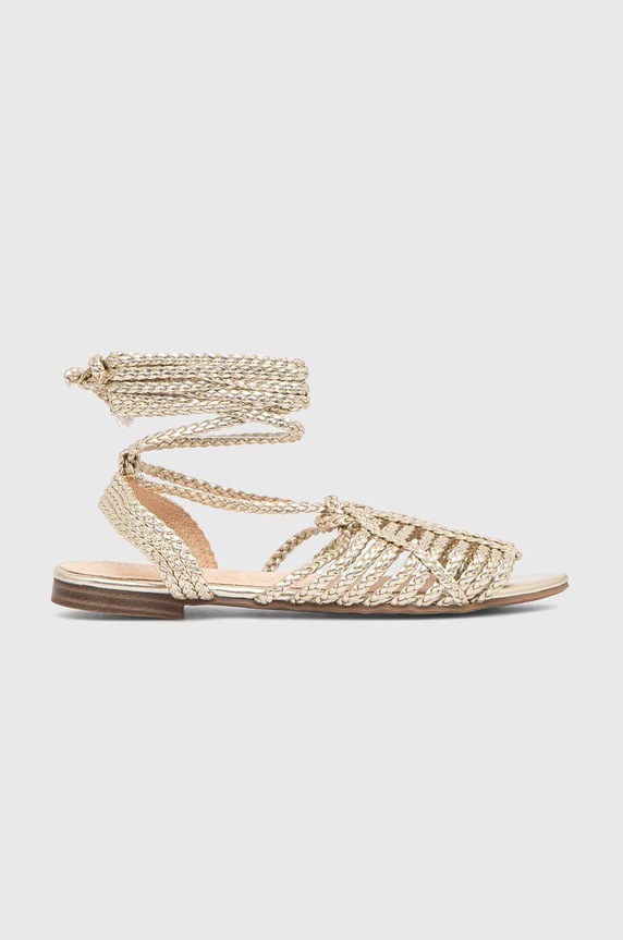 Answear Lab sandały syntetyczny złoty 6652.iw