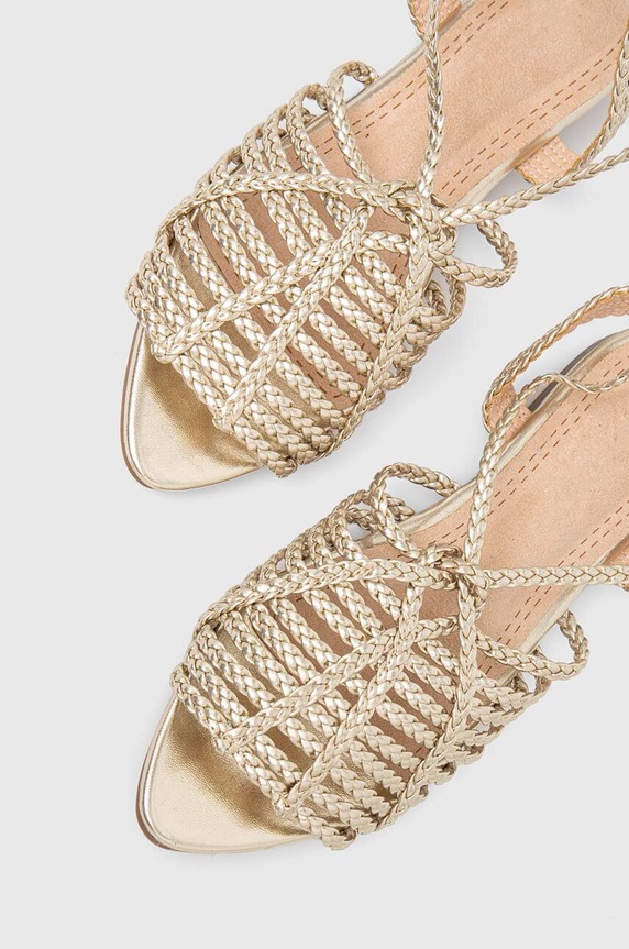 Answear Lab sandały złoty 6652.iw