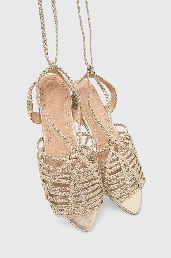 Answear Lab sandały 6652.iw złoty