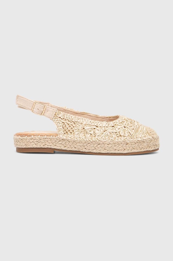 Answear Lab espadryle syntetyczny beżowy mulan.iw