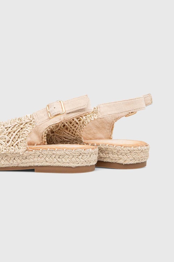 Obuwie Answear Lab espadryle mulan.iw beżowy