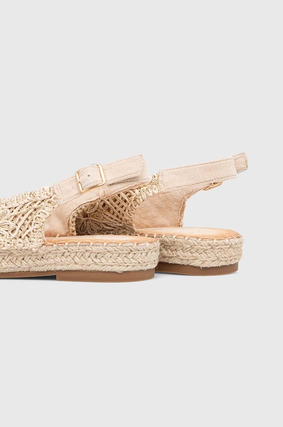 Obuwie Answear Lab espadryle mulan.iw beżowy