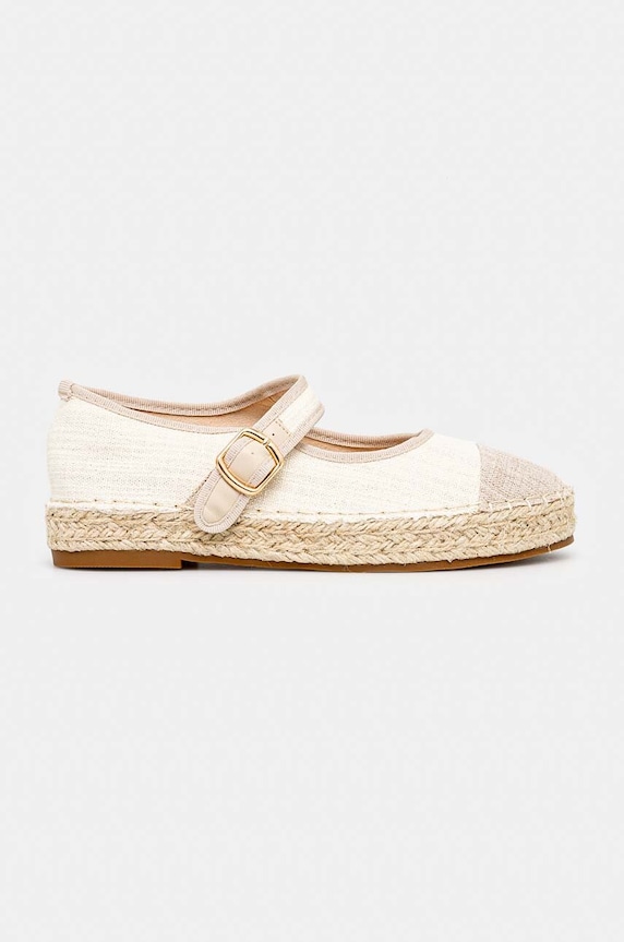Answear Lab espadryle tekstylny beżowy ry19.ims