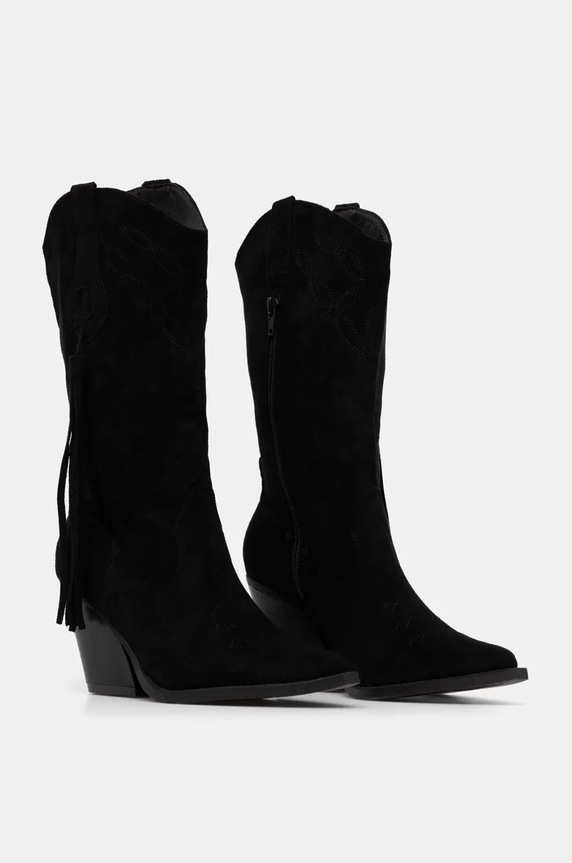 Obuwie Answear Lab kowbojki 2000.HWK czarny