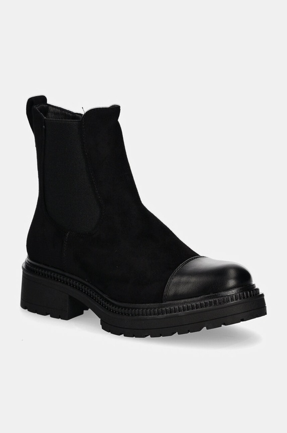 Boty s gumou Answear.LAB nezateplené černá 181.189.ios