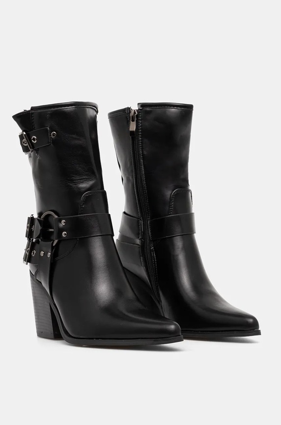 Obuwie Answear Lab botki cls.310.FLK czarny