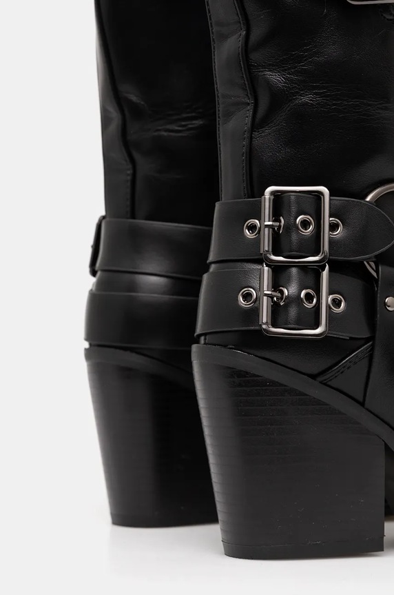 Answear Lab botki czarny cls.310.FLK