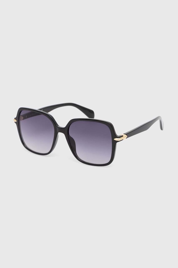 Answear.LAB okulary przeciwsłoneczne gradientowa czarny 28077.hh