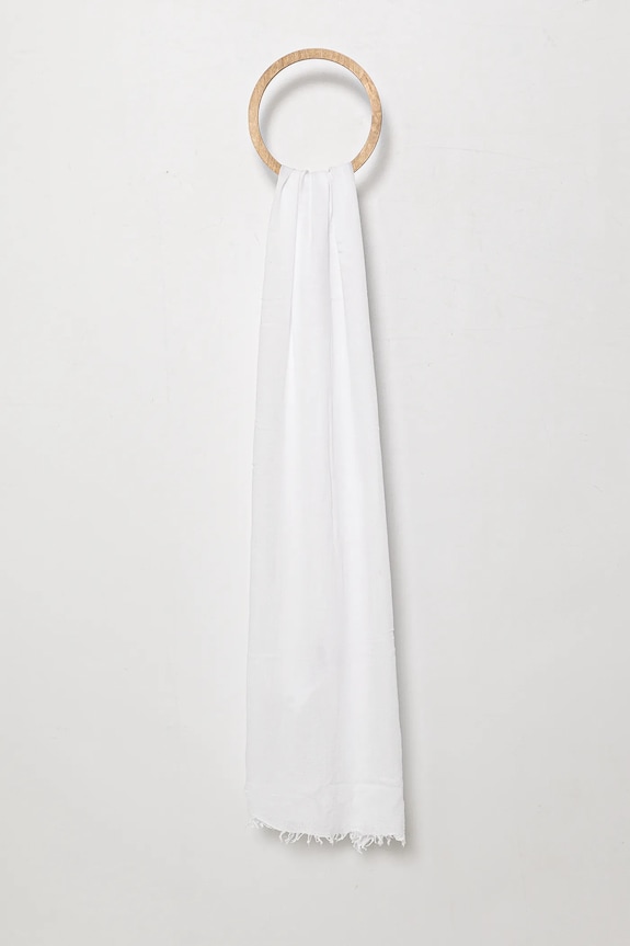 Answear.LAB κασκόλ από μπαμπού ύφασμα λευκό bamboo.hh