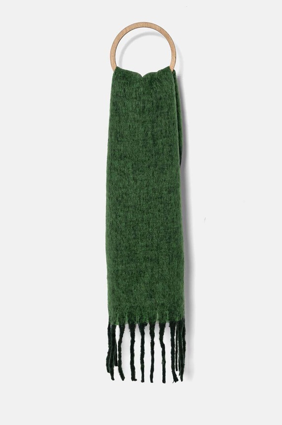 Answear Lab fular tricotaj verde 9755.CMS