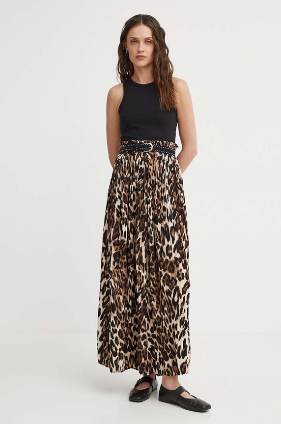 Answear.LAB spódnica CC38312.HWK brązowy WZ24