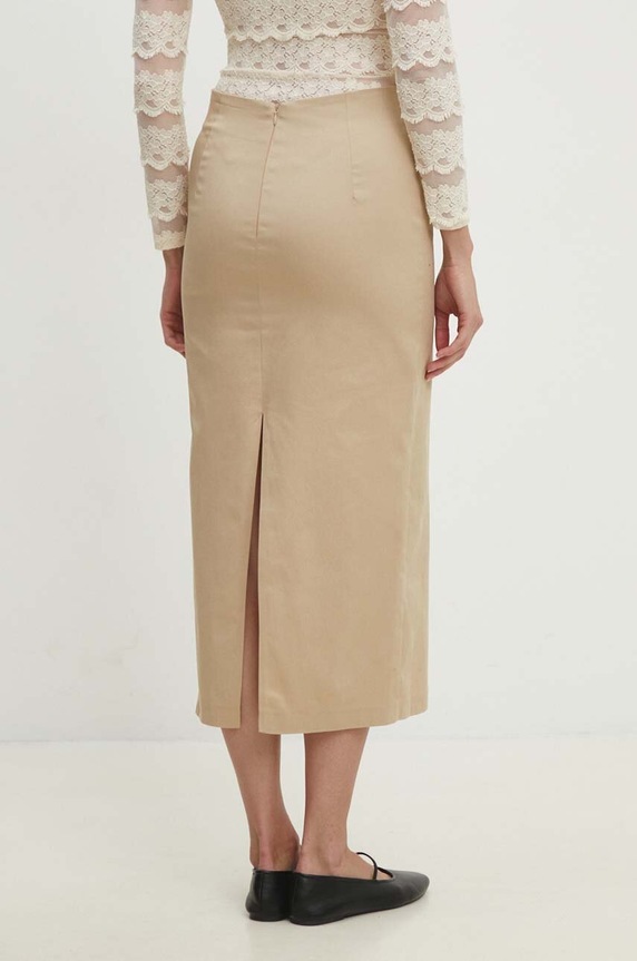 Odzież Answear.LAB spódnica 40815.TWK beżowy