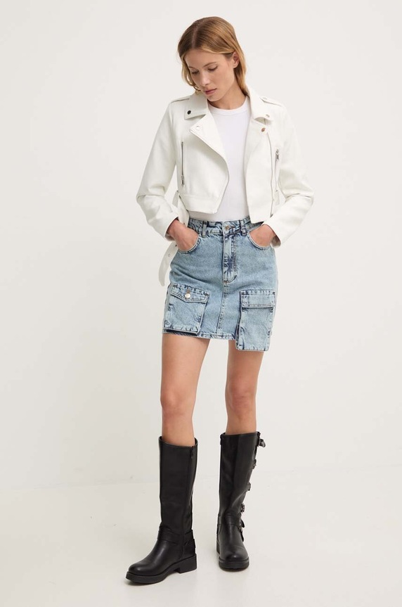 Answear.LAB farmer szoknya 40826.TWK kék WZ24