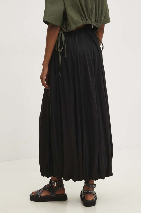 Ruházat Answear.LAB selyem szoknya el830651.fh fekete