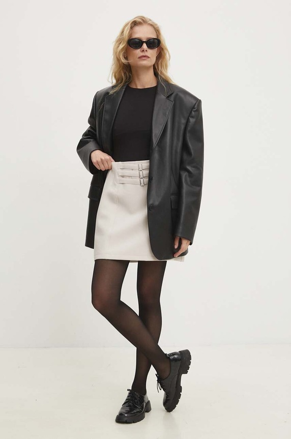 Answear.LAB spódnica 4615.IKK beżowy WZ24