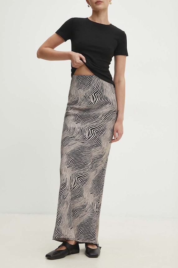 Answear.LAB spódnica casual brązowy sng.p.tjs