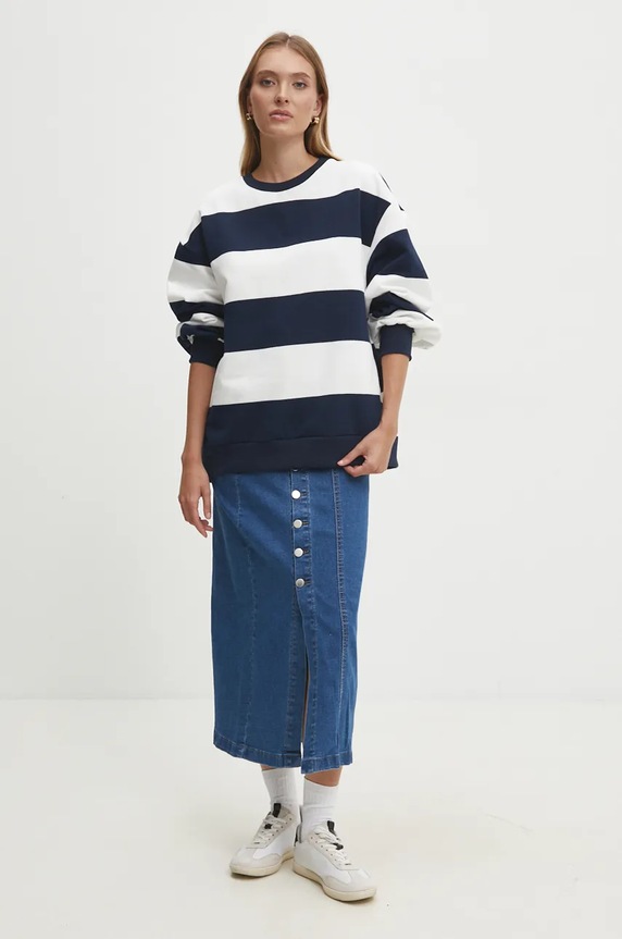 Answear Lab fustă din denim TR205.hos albastru WZ24