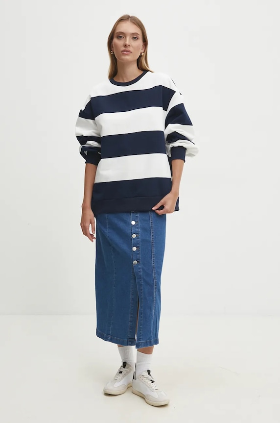 Answear Lab fustă din denim TR205.hos albastru WZ24