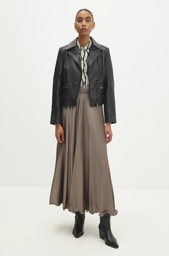 Answear.LAB spódnica 9411225280.ims beżowy WZ24