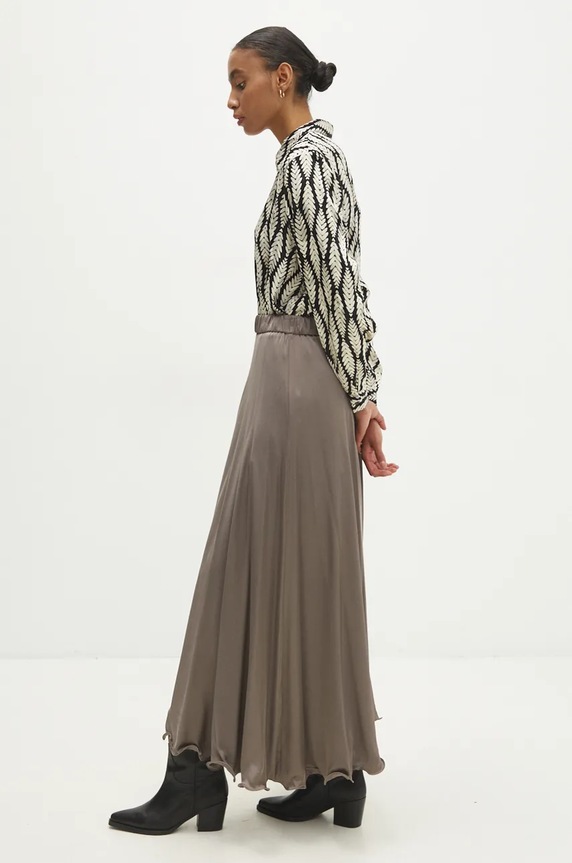 Answear.LAB spódnica beżowy 9411225280.ims